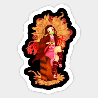 Beautiful Nezuko Sticker